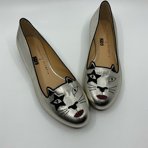 Charlotte Olympia Shoes - Charlotte Olympia x KISS Kiss Kitty Unplugged Flats